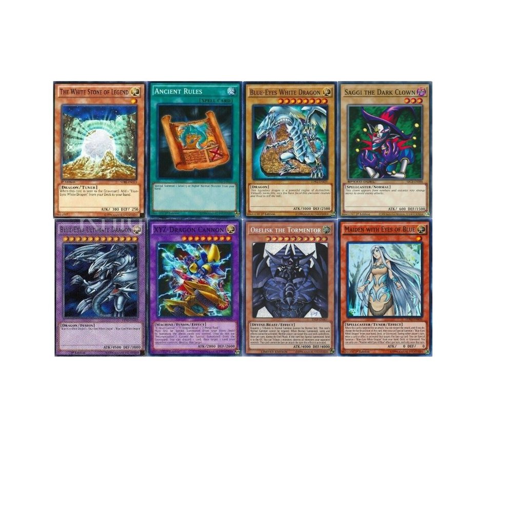 Yugioh Seto Kaiba Complete Deck - Blue-Eyes Ultimate Dragon - Obelisk 42 Cards